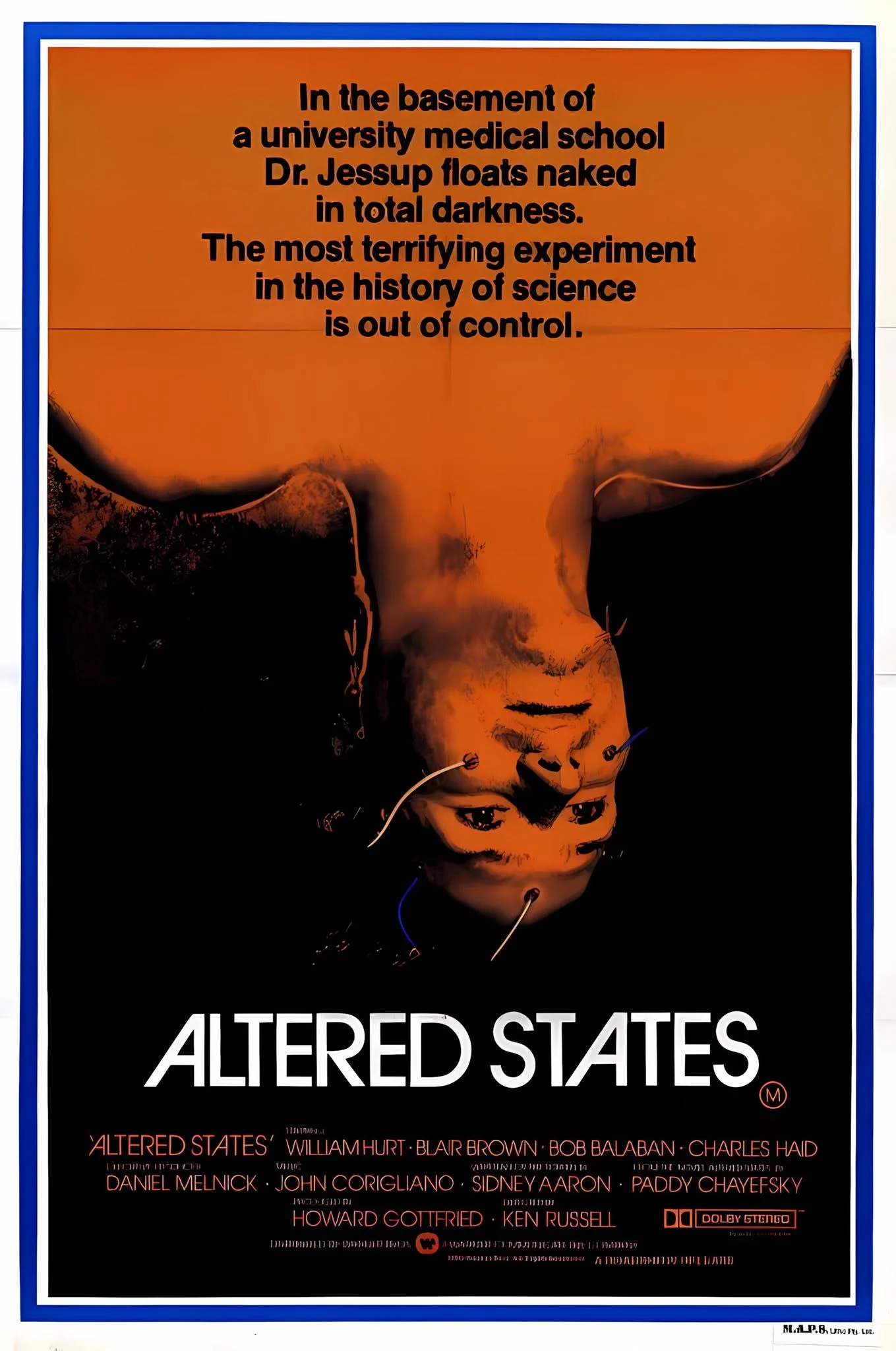 Zpětná proměna (Altered States, 1980): Hranice vědomí, senzorická deprivace a biologická regrese / Altered States (1980) – When Science Runs Into the Mind Itself