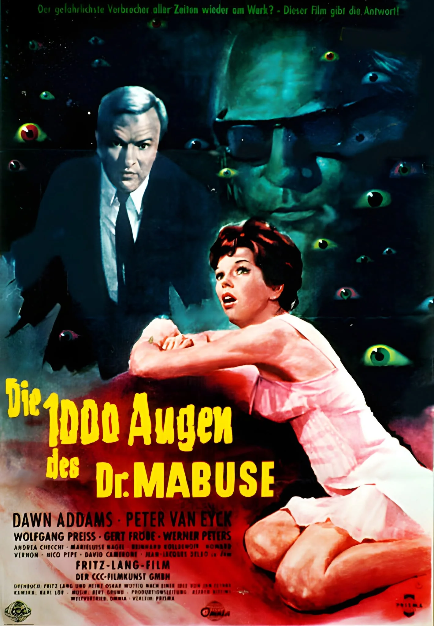 Tisíc očí dr. Mabuseho (Die 1000 Augen des Dr. Mabuse, 1960): Dohled, technická moc a banálnost řízení / Die 1000 Augen des Dr. Mabuse (1960): Surveillance, Technical Power, and Banality
