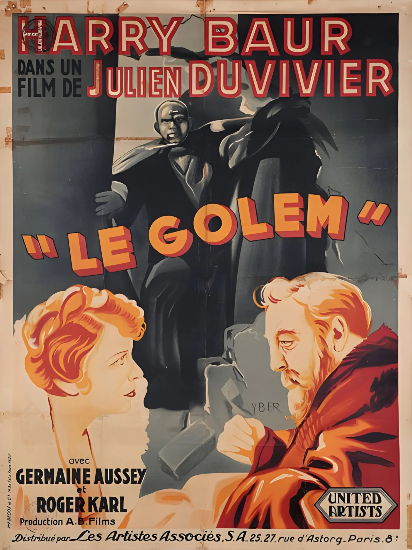 Golem (Le Golem, 1936): Expresionistická tenze, mystika a předobrazy evropské tragédie / The Golem (1936) – Expressionist Tension, Kabbalistic Mysticism, and the Harbingers of European Tragedy