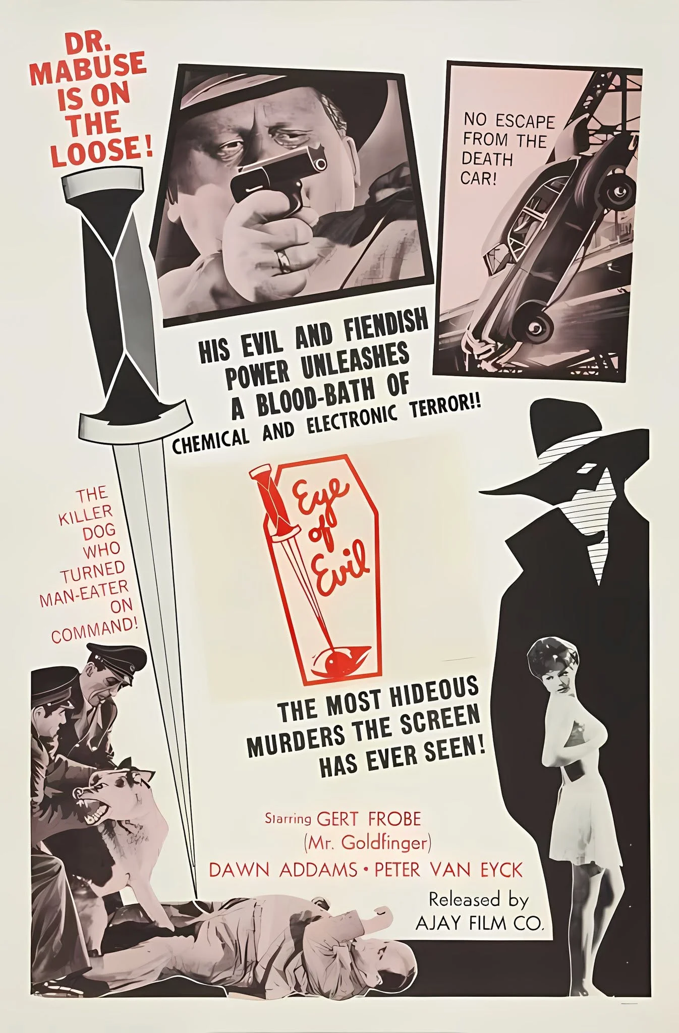 Tisíc očí dr. Mabuseho (Die 1000 Augen des Dr. Mabuse, 1960): Estetika totálního dohledu a technokratické panoptikum / The 1,000 Eyes of Dr. Mabuse (1960): Lang’s Visionary Farewell