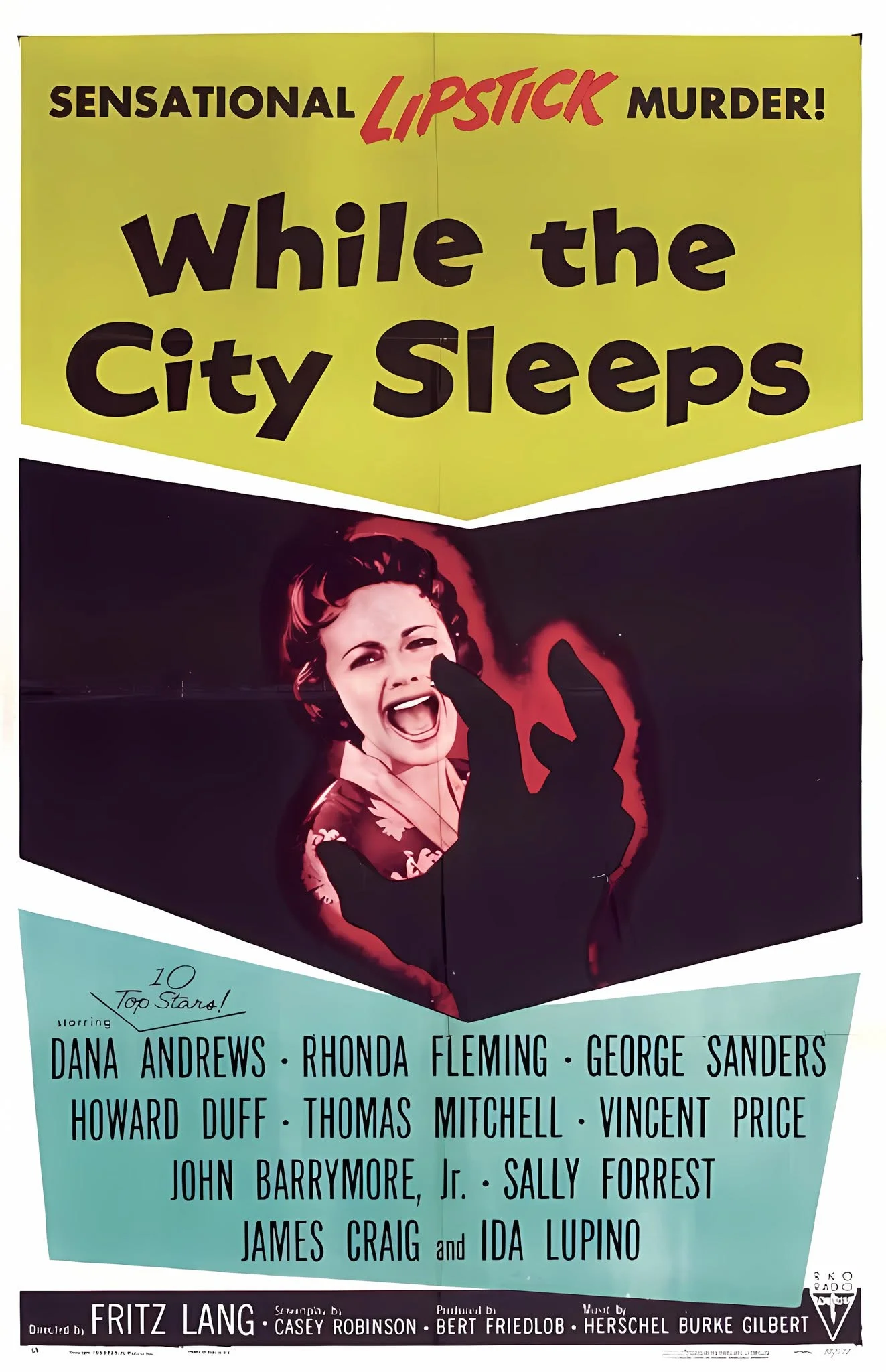 Když město spí (While the City Sleeps, 1956): Mediální dravci, rtěnkový vrah a krysí závod / While the City Sleeps (1956): Media Predators and the Lipstick Killer